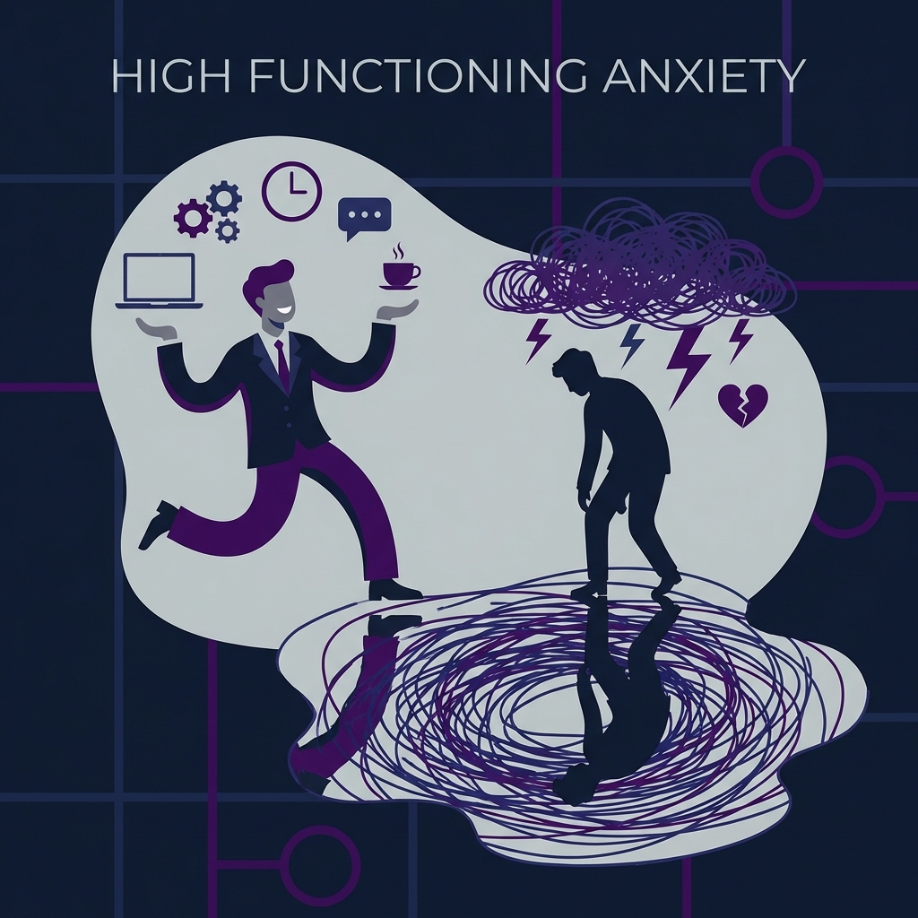 Ansiedad funcional: Cuando brillas por fuera pero te quemas por dentro